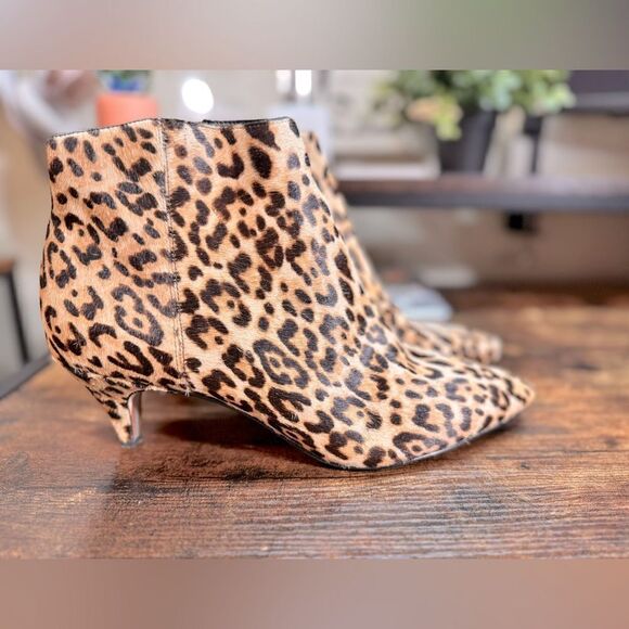Sam Edelman Kinzey Animal Print Booties Size 10 - Picture 1 of 10